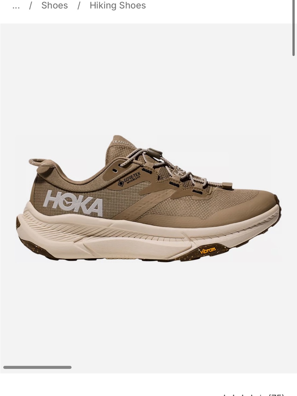 Hoka women's transport goretex size 9